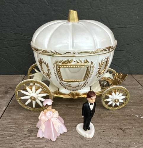 Vtg wilton pumpkin - pumpkin, carriage